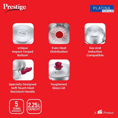 Prestige Popular Stainless Steel Combo