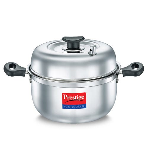 Prestige Super Idli Cooker Steam Vent 4 Plate