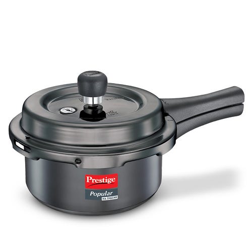 Prestige Popular Svachh Hard Anodised Pressure Cooker 2.0 L
