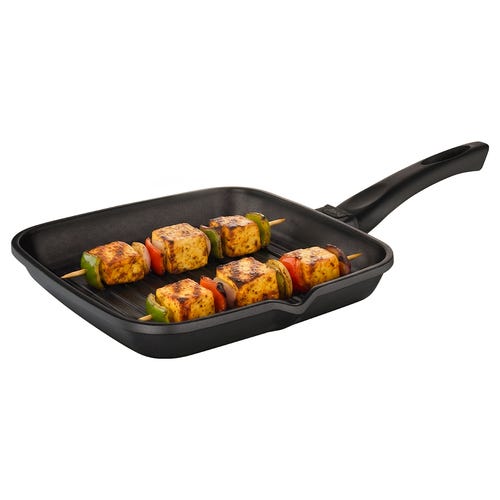 Prestige Omega Die Cast + Aluminium Non-Stick Square Grill Pan