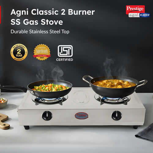 Prestige Agni Classic Stainless Steel Gas Stove