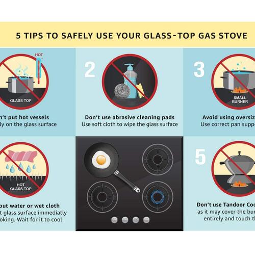 Prestige Edge Manual Powder Coated Gas Stove, Black | Ultra-slim | World's Slimmest Cook-Top