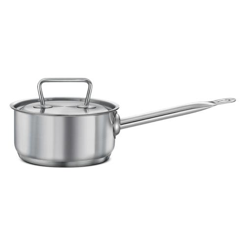 Prestige Magicbase Litre Stainless-Steel Cookware Sauce Pan with SS Lid| Tri-Ply Capsulated Bottom| Induction Compatible| Heavy Lid| ISI Certified