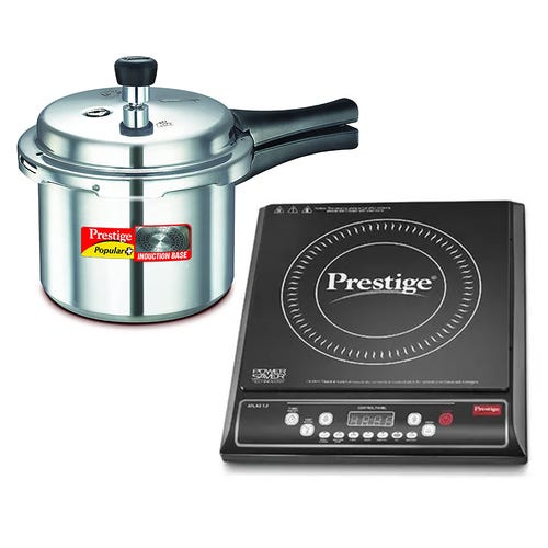 Prestige Kitchen Starter Combi Pack (Atlas 1.0 + Popular Plus Pressure Cooker 3 Litre)
