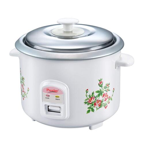 Prestige Delight PRWO Electric Rice Cooker (White), 1.4 Litre