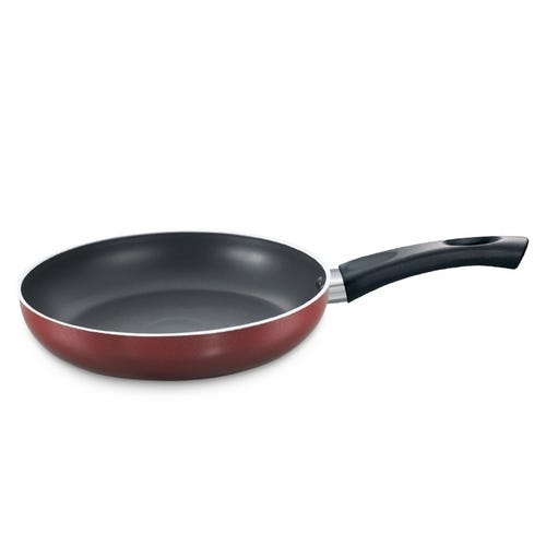Prestige Omega Deluxe Aluminium Induction Base Non-Stick Fry Pan (Red)