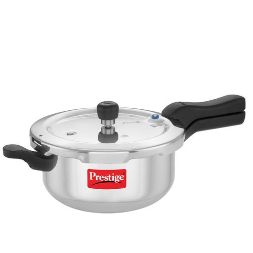 Prestige Svachh Aluminium Anti Bulge Induction Base Pressure Cooker (Silver) 3.5 L