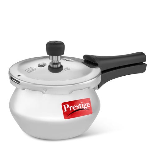 Prestige Deluxe Plus Aluminium Pressure Baby Handi 2 Litre - Silver