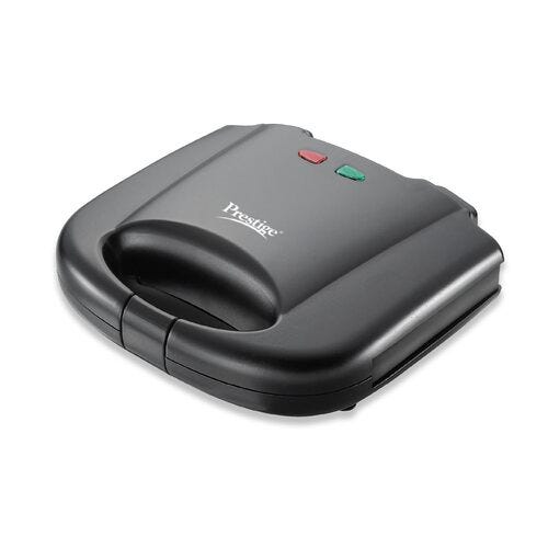 Prestige PGMFB 800 Watt Grill Sandwich Toaster | Non-Stick Grill Plates | Heat Resistant Bakelite Body | Auto Cut Off | Power & Ready Indicators | Easy to Clean | Black | 1Y Warranty | ISI Certified