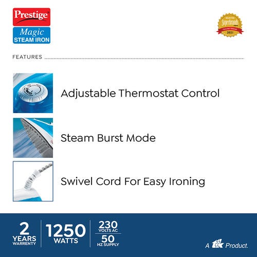 Prestige Magic Steam Iron - PSI 12