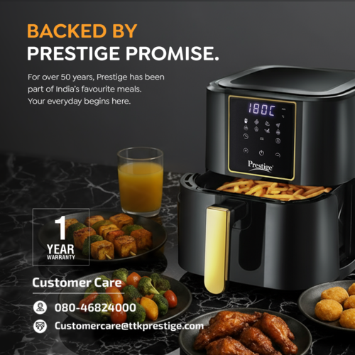 Prestige Nutrifry Digital Air Fryer 4.5L
