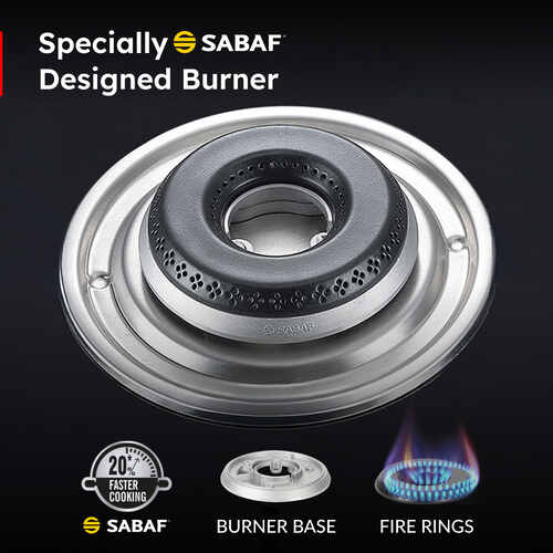 Prestige Marvella 3 Burner Hob | Auto Ignition | Toughened Glass Top | SABAF Burners | Sturdy Pan Support | Ultra Slim Body | Ergonomic Knob | Black | 5Y Glass Warranty