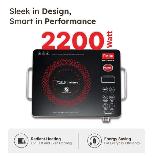Prestige Infrared Cooktop - Blaze 2200W