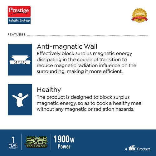 Prestige PIC 23.0 1900 Watts Indian Menu Options Induction Cooktop