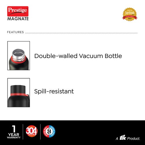 Prestige Stainless Steel Vacuum Bottle Magnate - 700Ml
