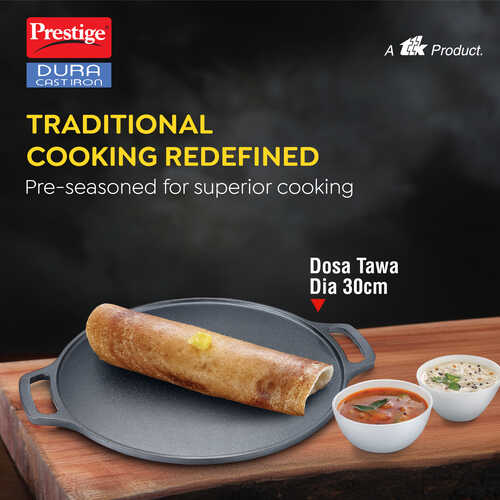 Prestige Dura Cast Iron Cookware Dosa Tawa