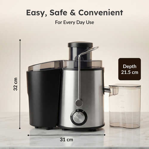 Prestige PCJ 7.0 Stainless Steel Centrifugal Juicer 500 W (SIlver, Black)