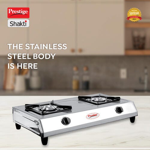 Prestige Shakti Stainless Steel Gas Stove