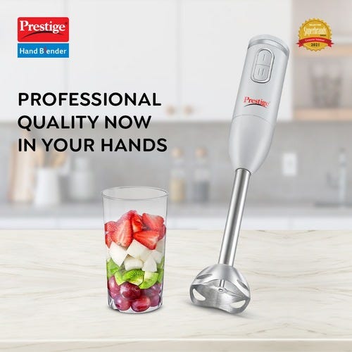 Prestige 300 W Hand Blender (Silver)