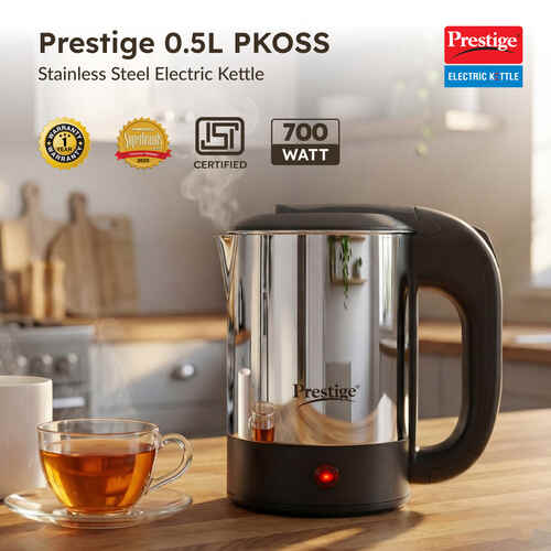 Prestige Electic Travel Kettle 0.5 L V2 (0.5 L with Concealed Element)