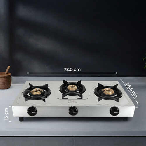 Prestige Prime Stainless Steel Gas Stove