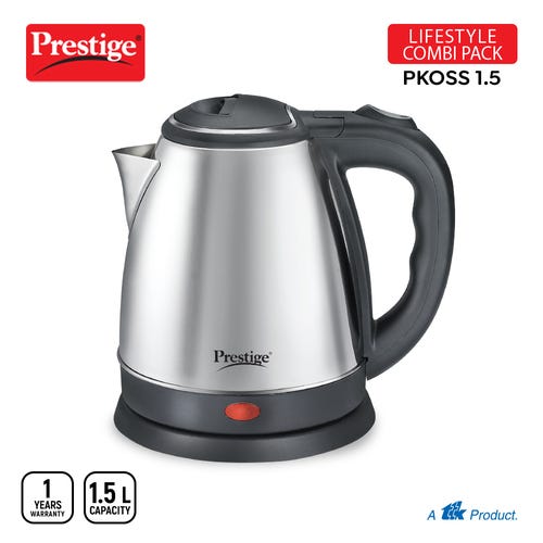 Prestige Electric Kettle PKOSS 1.5L+Single Wall water Bottle