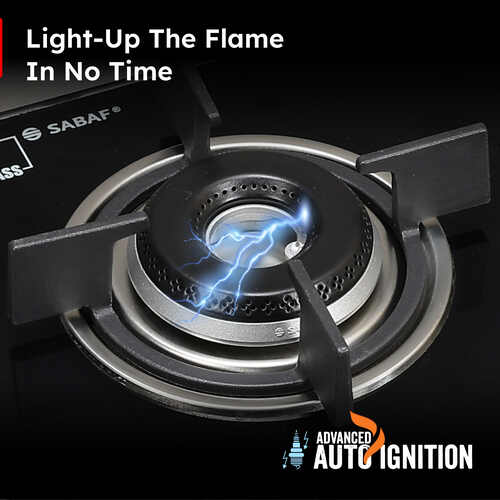 Prestige Efficia Convertible 3 Burner Glasstop Hob|One-Touch Advance Auto-Ignition|Cast-Iron Pan Support|Toughened Glass|SABAF Burners|Ultra-Slim Body|5 Years Warranty on Glass|Black