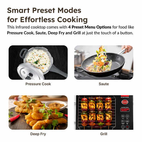Prestige Infrared Cooktop - Blaze 2200W