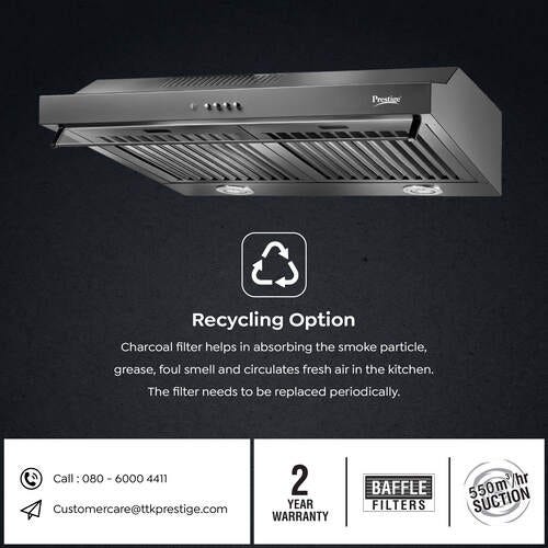 Prestige Slimline Kitchen Hood