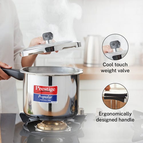 PRESTIGE POPULAR SVACHH STAINLESS STEEL PRESSURE COOKER 2.0 L