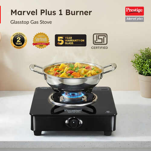 Prestige Marvel Plus Glass Top Gas Stove