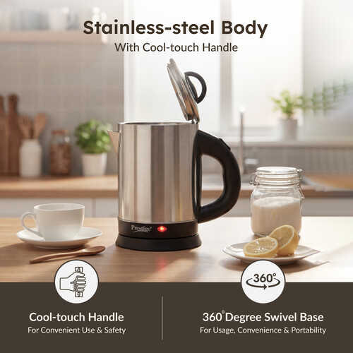 Prestige Stainless Steel 1350 Watts Electric Kettle - PKGSS 1.7
