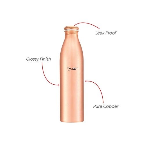 Prestige Tattva TCB 05 Copper Water Bottle, 0.95L