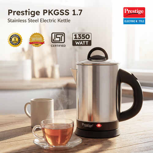 Prestige Stainless Steel 1350 Watts Electric Kettle - PKGSS 1.7