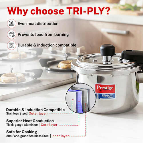 Prestige Svachh Pressure Cooker 1.5 Litre
