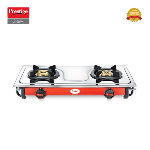 Prestige Sleek Stainless Steel Gas Stove (2 Burners)