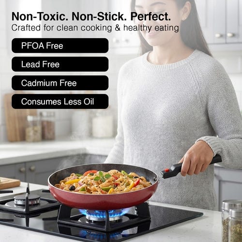 Prestige Omega Marble Aluminium Non-Stick Cookware - Fry Pan Dia 26 cm