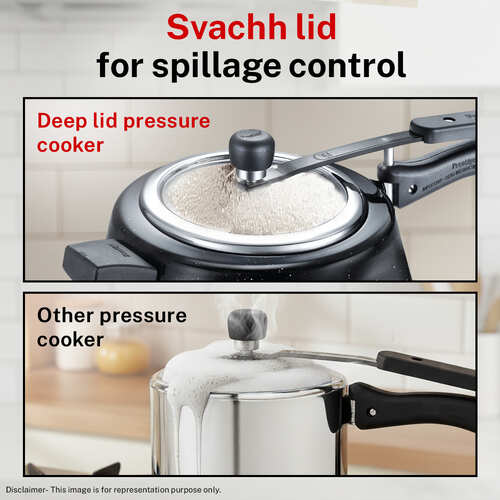Prestige Nakshatra Cute Stainless Steel Granite Svachh Pressure Cooker 5.0 L