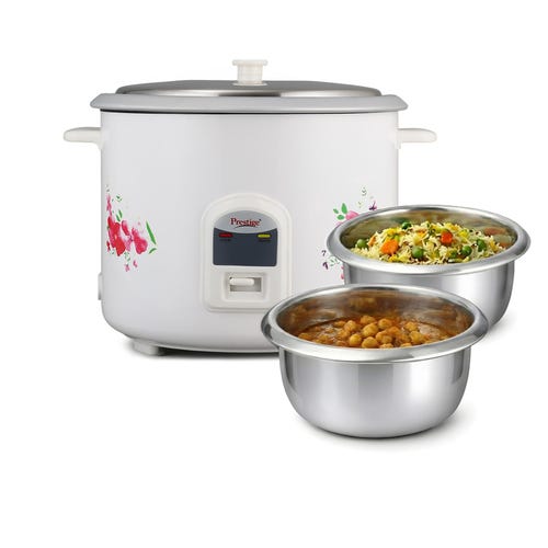 Prestige PRWO Electric Rice Cooker with Close Fit Lid 2.8 L