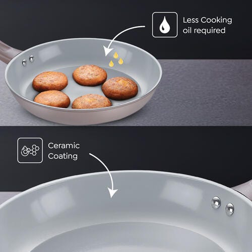 Prestige Ceraglide Duo Ceramic Coating Non Stick Aluminium Cookware Fry Pan