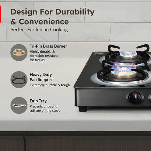 Prestige Royale Plus GT 04 Toughened Black Glass Top