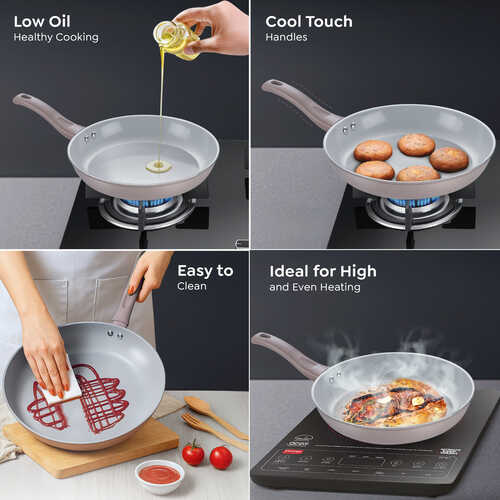 Prestige Ceraglide Duo Ceramic Coating Non Stick Aluminium Cookware Fry Pan