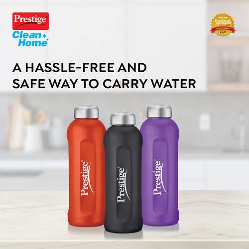 Prestige PDWBC 04 Double Walled Coloured Stainless Steel Water Bottle 500ml (Assorted) - Pack of 1