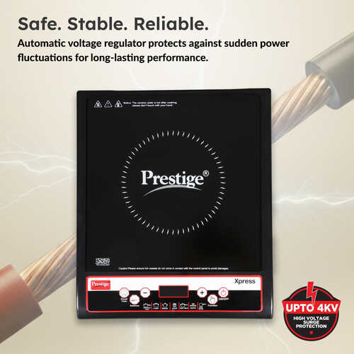 PRESTIGE INDUCTION COOKTOP – XPRESS 1200W | AUTOMATIC VOLTAGE REGULATOR