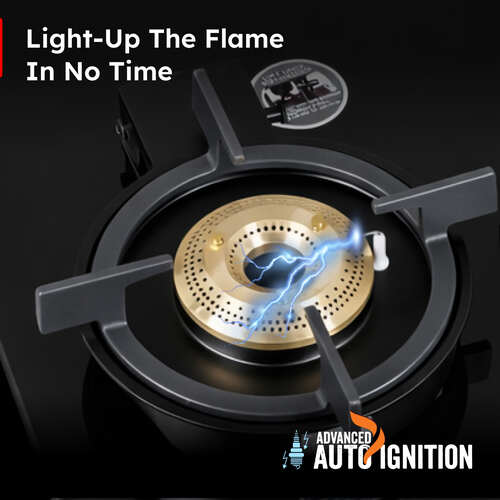 Prestige Svachh Efficia Hob 03 AI (with Toughened Glass Top Multi Spark Ignition System & 3 Brass Burners)