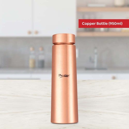 Prestige TattvaTCB 06 Copper Water Bottle, 0.95L