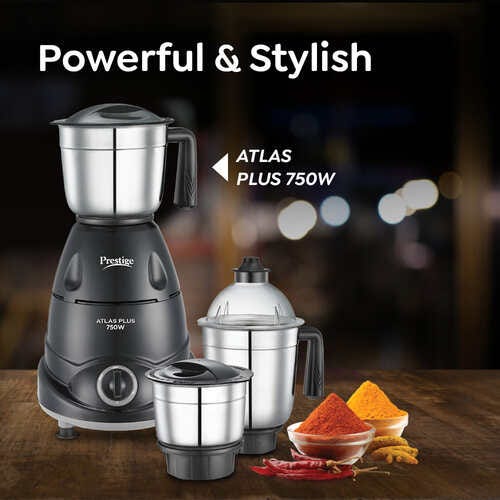 Prestige Atlas Plus 3 Jar 750 Juicer Mixer Grinder