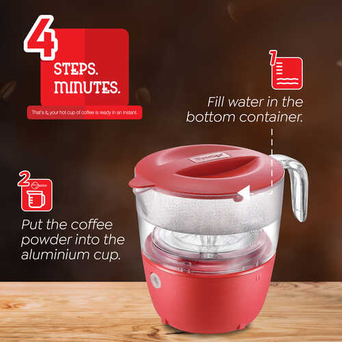 Prestige Microwave Coffee Maker PMCM 1.0 (400 ml)