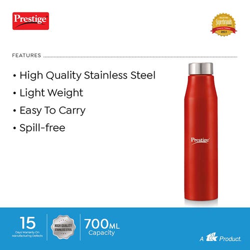 Prestige Single Walled Water Bottle PSSB 04 - 700ML