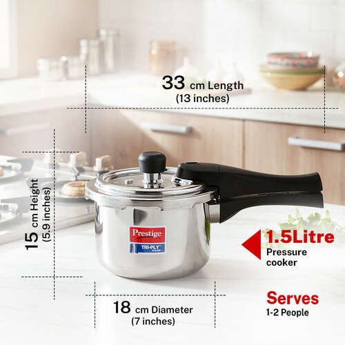 Prestige Svachh Pressure Cooker 1.5 Litre